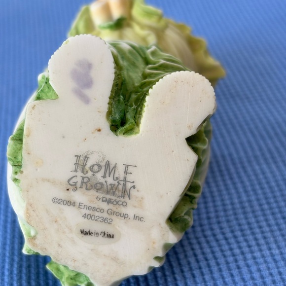 Enesco Home Grown Cabbage Dog Vegetable Figurine Retired Rare
3.5” resin